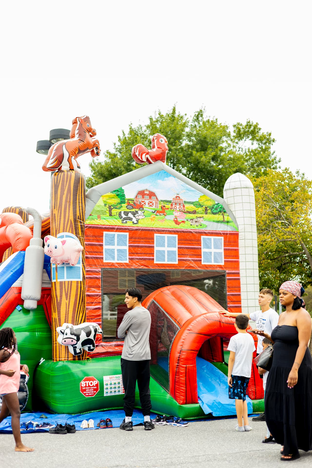 Bounce houses courtesy of Moon Bounce 365